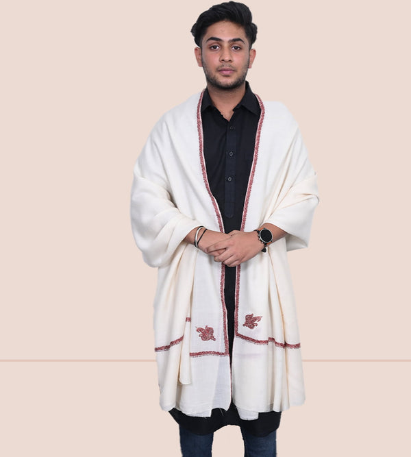 Kunj Embroidery Shawl for men