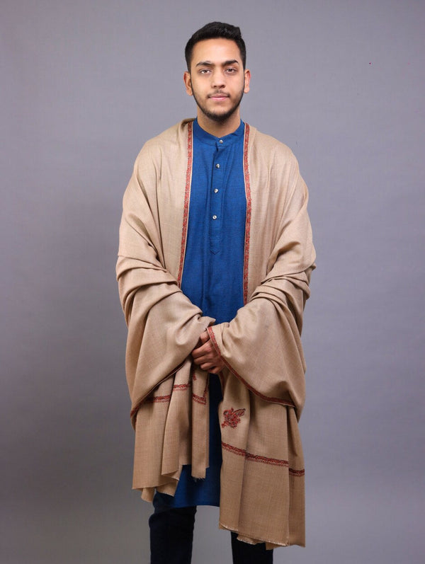 Kunj Embroidery Shawl for men