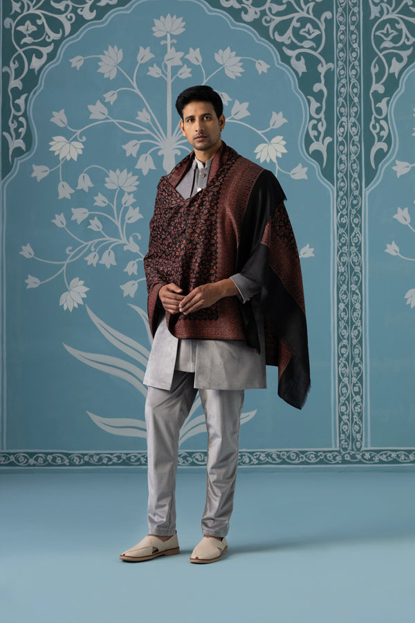 Flower Border Kani Jaal For Men