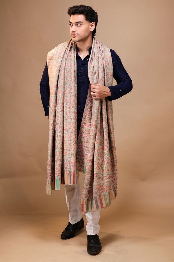 Paisley Kani Shawl For Men