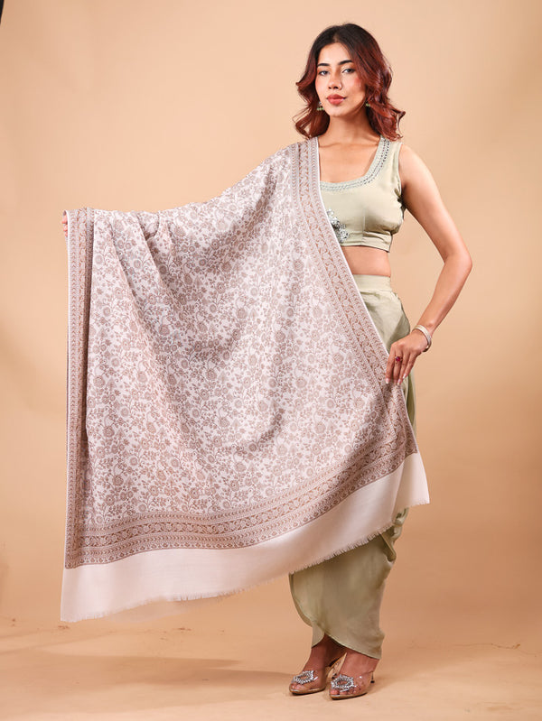 Floral Reversible Kani Shawl