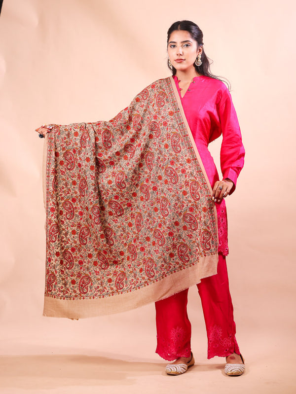 Big Paisley Embroidery Shawl