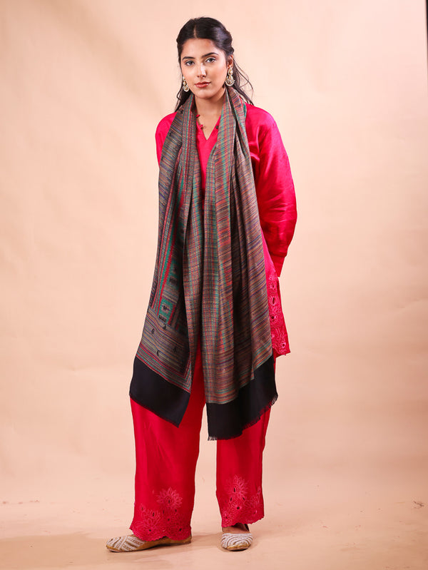 SD Stripe Reversible Kani Stole