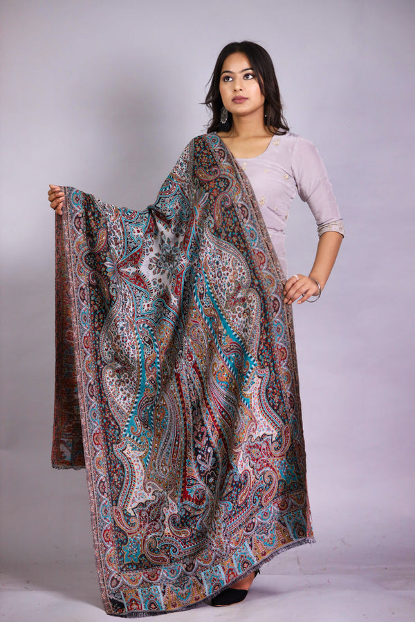 Super Soft Big Paisley Kani Stole