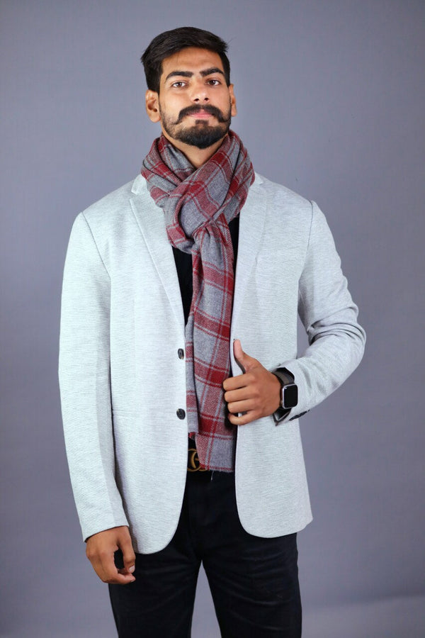 Super Soft Reversible Check Stole For Men