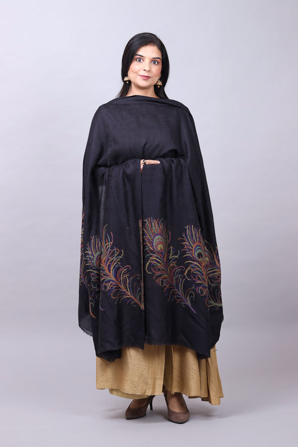 Mor Pankh Kani Palla Shawl