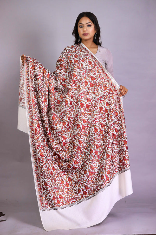 Aari Embroidery Shawl TSS7